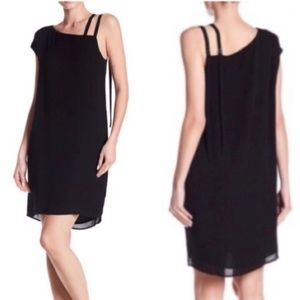 H by Bordeaux Silk Bette Asymmetrical Dres…